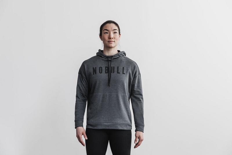 Dark / Grey Nobull WoHoodie Women's Hoodie | CA Z2188U